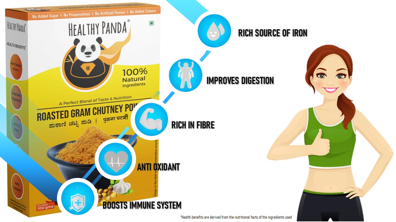 Roasted Bengal Gram Dal Chutney Powder