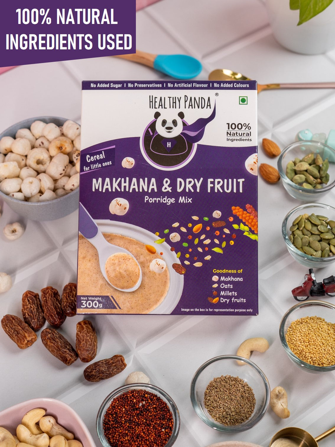 Makhana & Dryfruit Cereal + Oats & Nuts Cereal + Sprouted Ragi & Dry Fruits