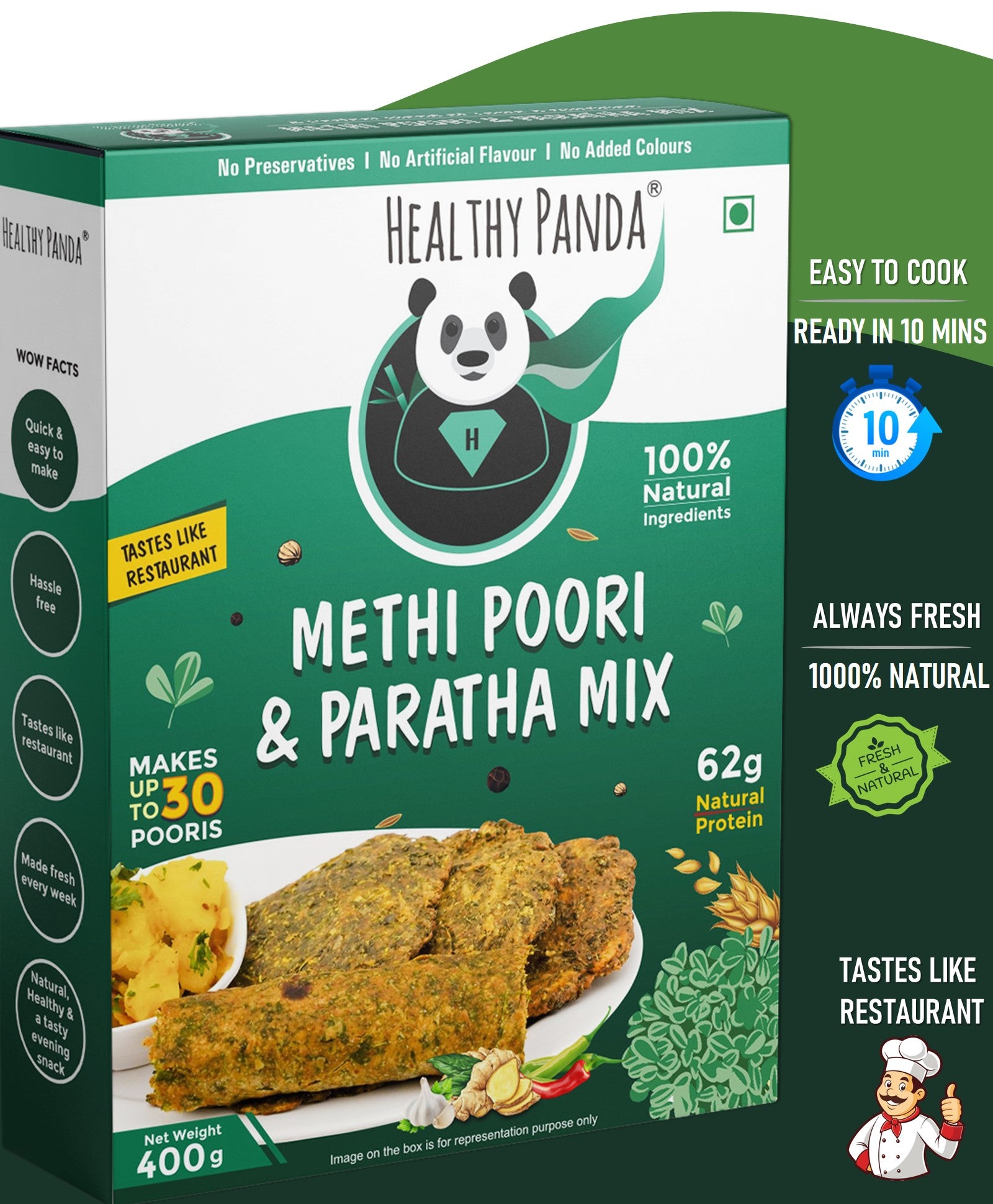 Methi Poori Breakfast Mix
